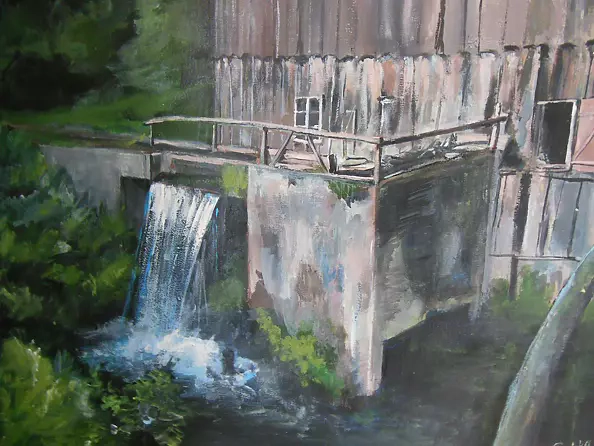 Urszula Wasinska - old mill in Ojców