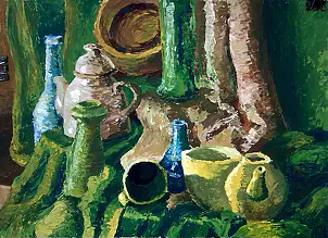 Kamila Dobrowolska Karaczewska - still life - green
