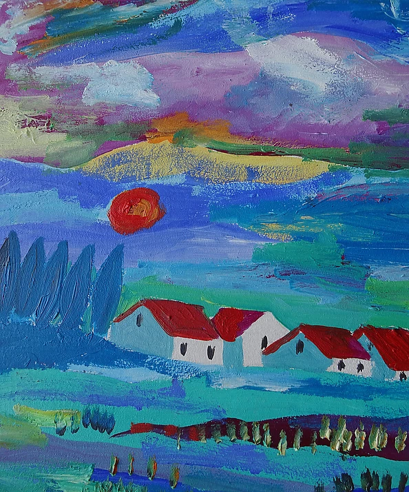 Marlena Kuc - surrealistyczny pejzaż