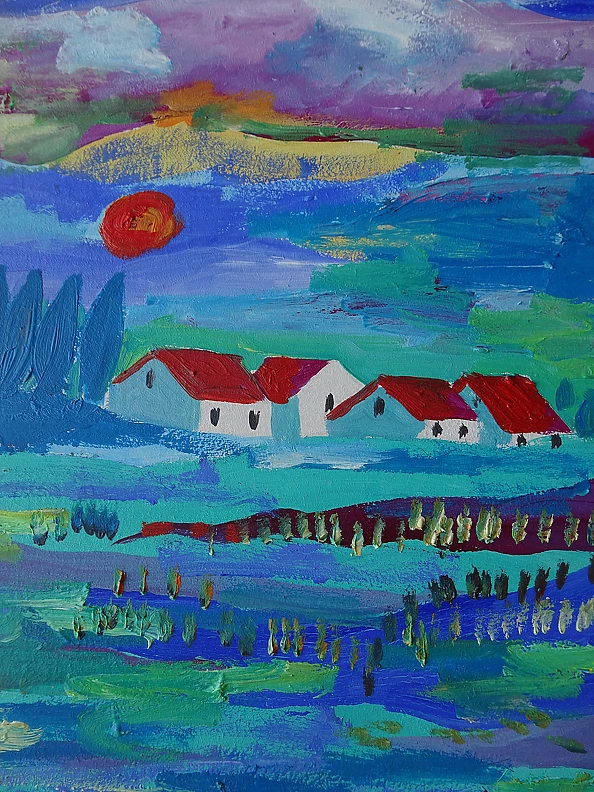 Marlena Kuc - surrealistyczny pejzaż