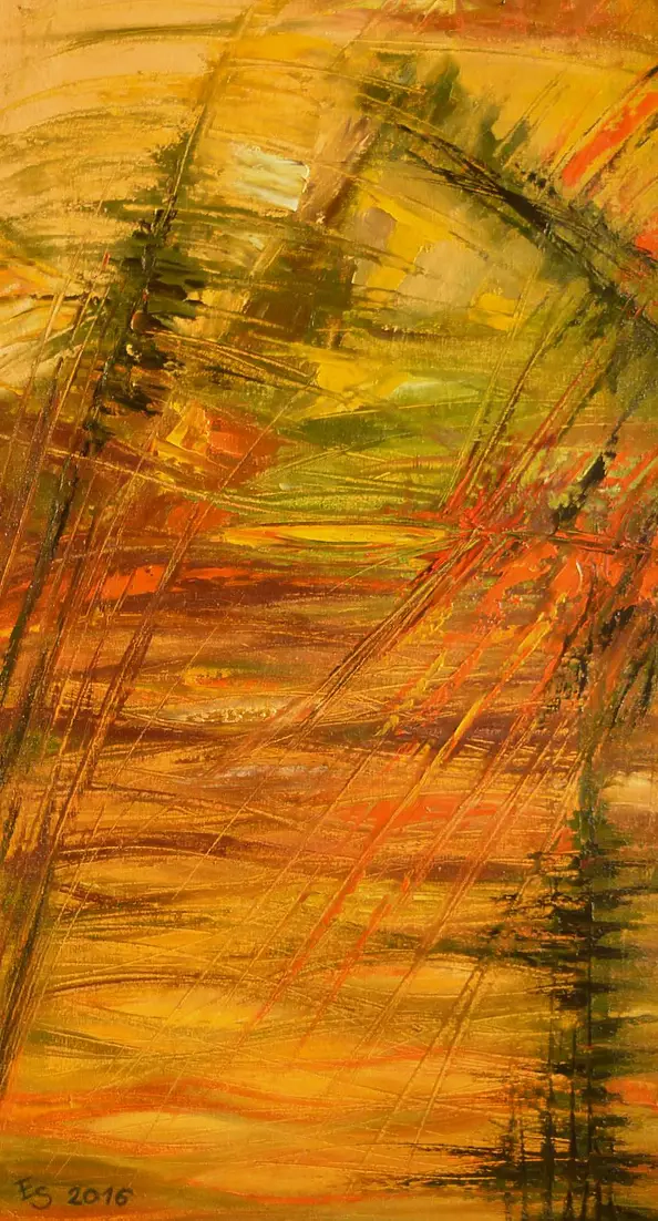 Elżbieta Szlachta - spruces in the mountains