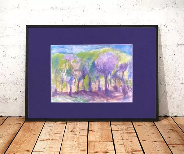 Anna Skowronek - Dawn, the picture hand painted