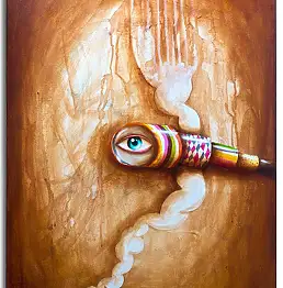 Robert Romanowicz, * * Телескоп им, Акрилова картина - , 50 x 70