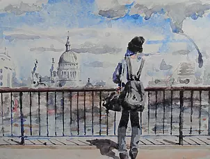 Peter Mcquillan - the View to St Pauls, London 