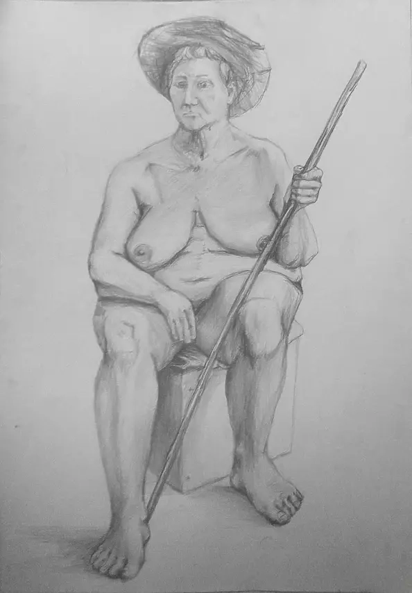 Marcin Błąkała - the peasant woman 