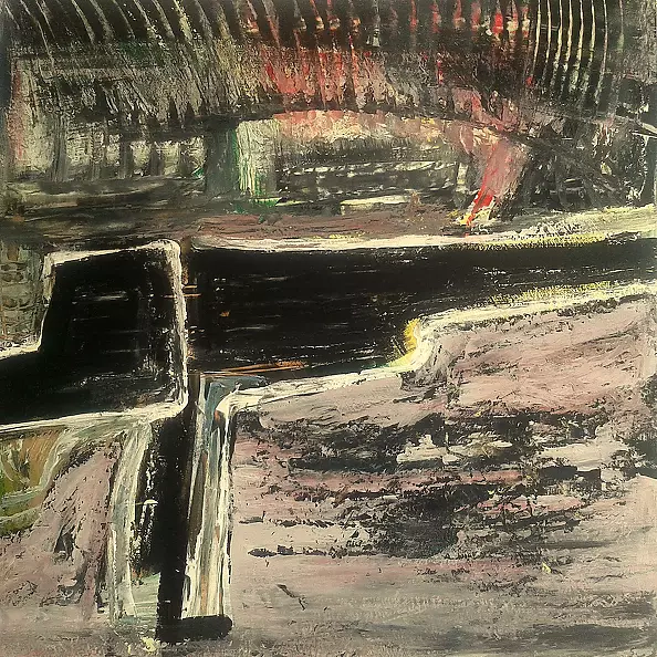 Piotr Ignacy Kopczyński - the state of infatuation 2016 100x100 cm.