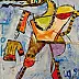 Marek Lutek, tiK 11606, Acrylic painting - canvas, 55 x 75