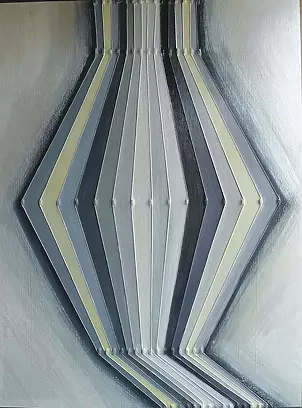 Krystyna Ciećwierska - Transformation of gray II