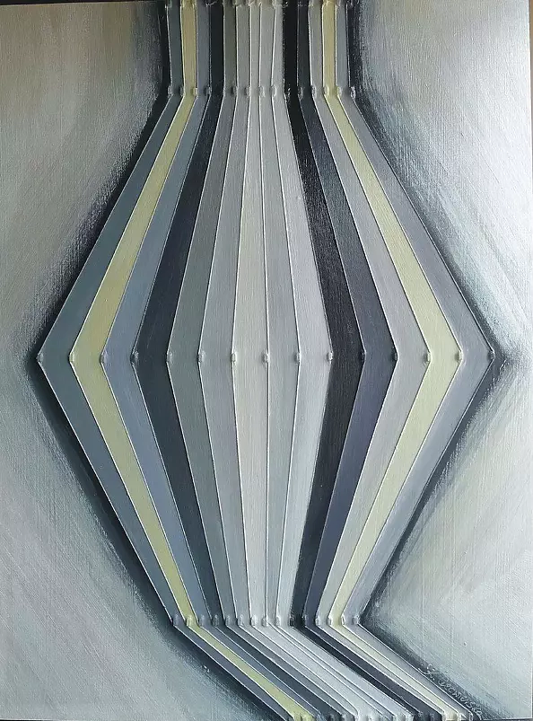 Krystyna Ciećwierska - Transformation of gray II