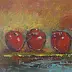 Barbara Przyborowska - three red apples