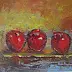 Barbara Przyborowska - three red apples