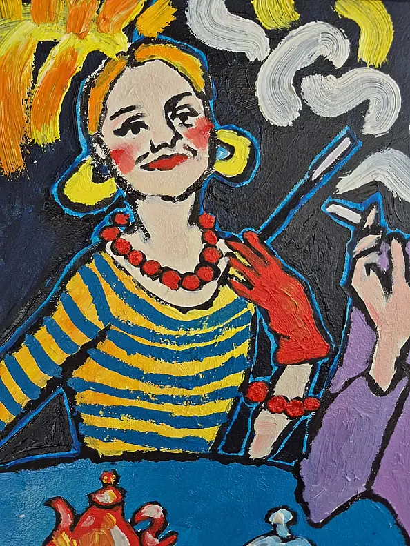 Marlena Kuc - trois divas qui bavardent