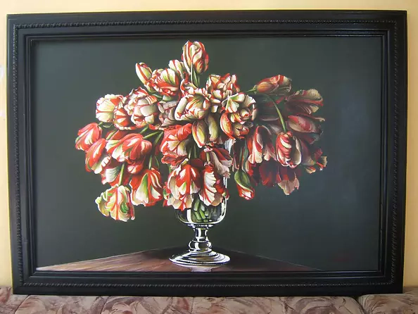 Urszula Przybyło - parrot tulips