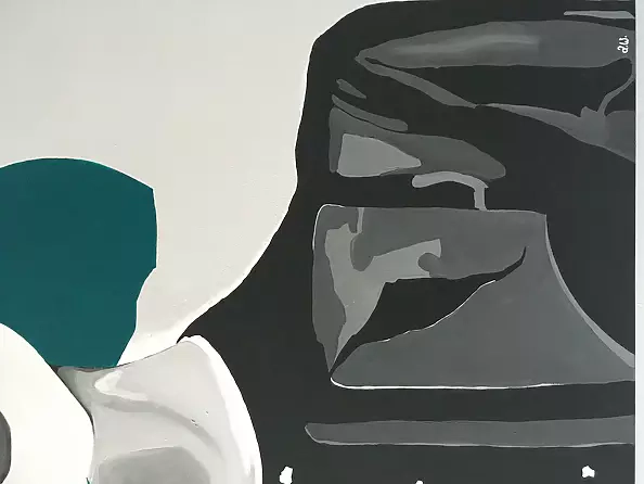 Adrian Wojciechowski - turquoise hair