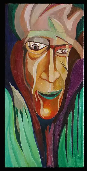 Mieczysław Burda - face-alien