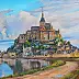 Aksana Vaitsekhovich - fortress island of Mont Saint Michel