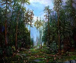 Alicja Urbaniak - cimnym in the forest
