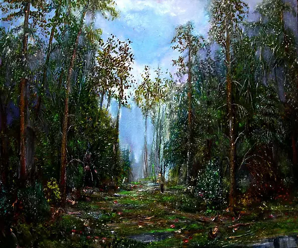 Alicja Urbaniak - cimnym in the forest