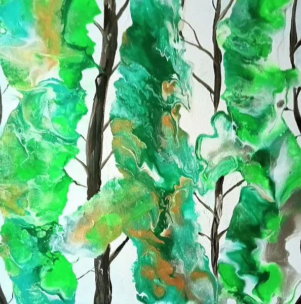 Ewa Mościszko - in a forest grove