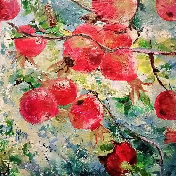 Ewa Mościszko - in the garden