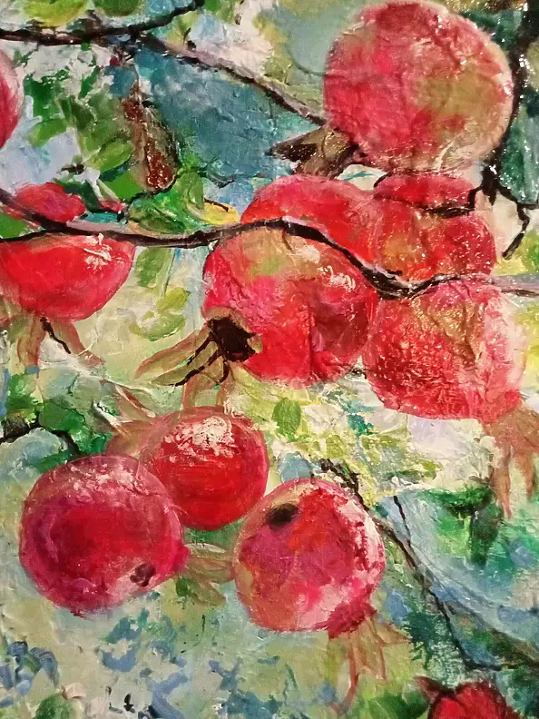 Ewa Mościszko - in the garden