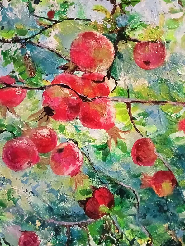 Ewa Mościszko - in the garden