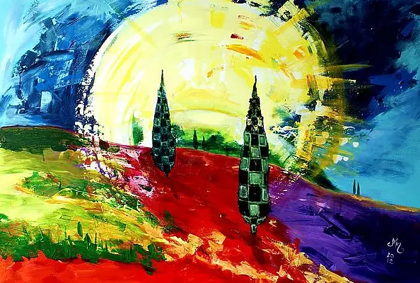 Marta Małocha - in the sun Toscanii