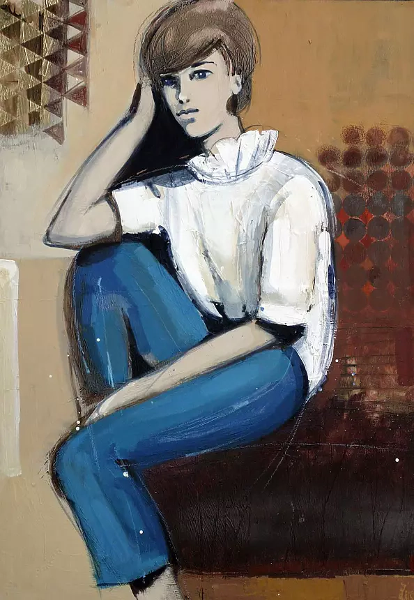 Barbara Zabłocka - thoughtfully