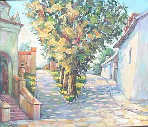 Maciej, Bogusław Kaczmarczyk - wejście do klasztoru w Kazimierzu