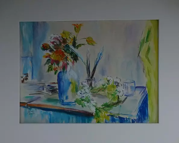 Maria Sularz - wg St. Wyspiańskiego "Martwa natura z kwiatem korony cesarskiej"