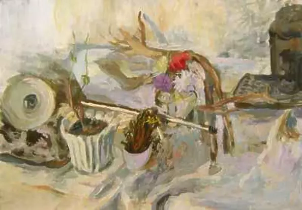 . Ultramaryna - white still life