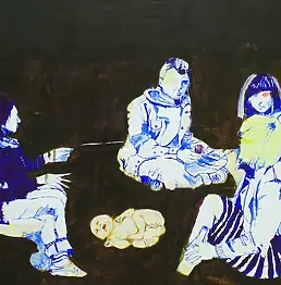 Weronika Bławat, капризы, Акрилова картина - плита, 130 x 100