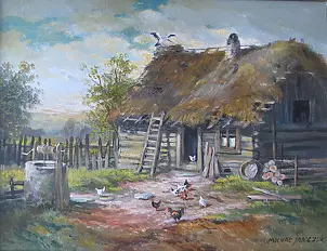 Michał Janczuk - wiejska chata