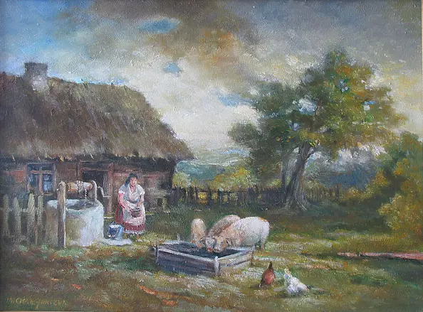 Michał Janczuk - wiejska chata