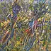 Eryk Maler, willows and their shadows, Oil painting - canvas, 70 x 100