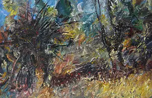 Eryk Maler - willows in Polish painting