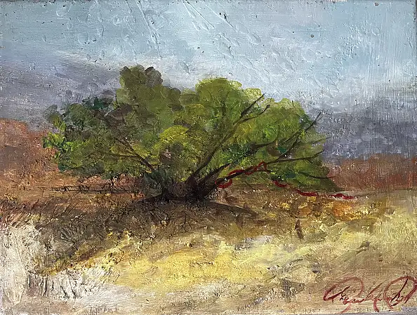 Antonina Mirczak, imprisoned, Mixed media, Tempera - canvas, 40 x 30