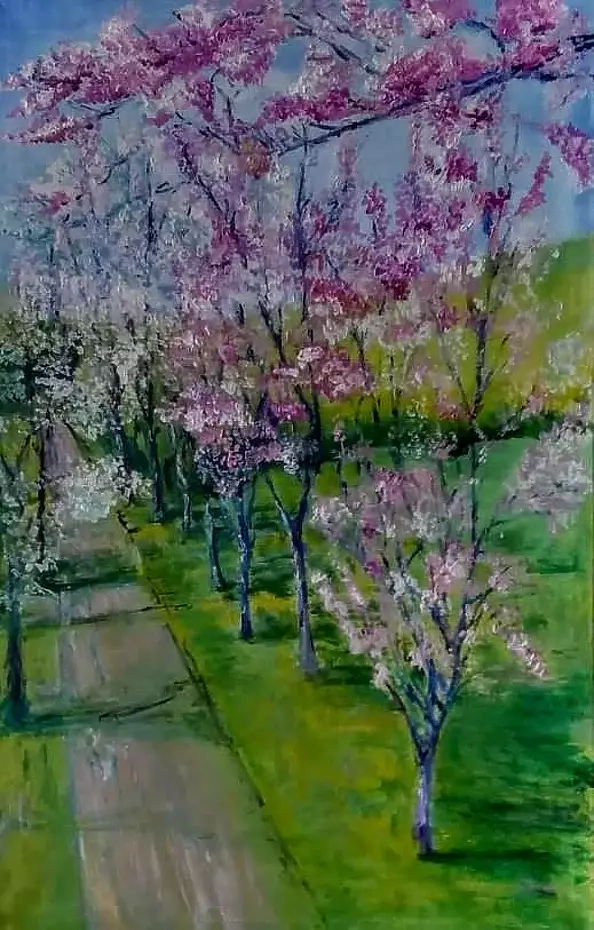 Helga Maria RADOCHOŃSKA - spring in the park