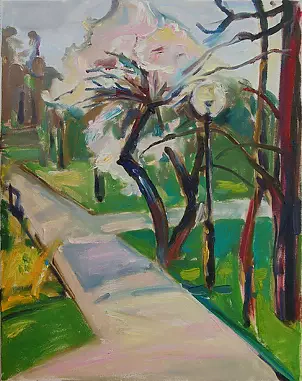 Małgorzata Oborska - Spring in the park