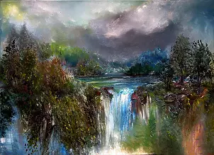 Alicja Urbaniak - waterfall