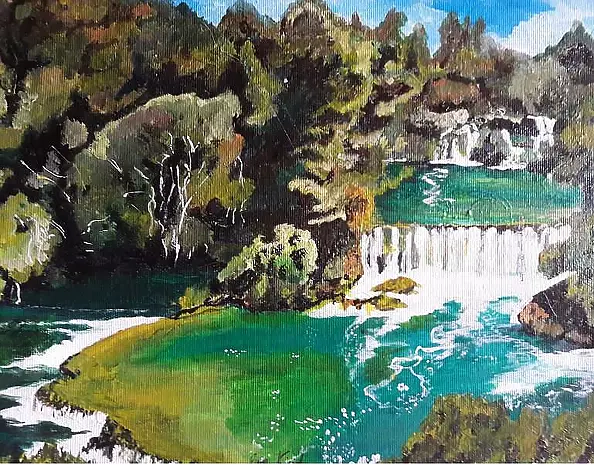 Ewa Mościszko - wodospad 