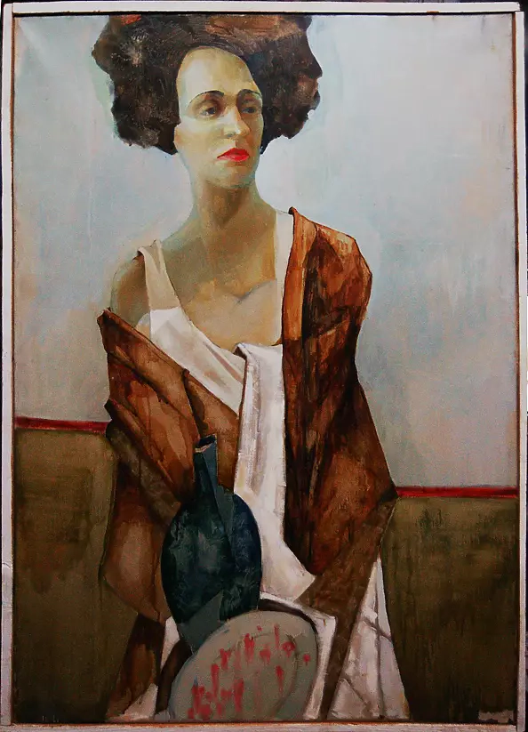 Drozdova Mariia - woman with red lips