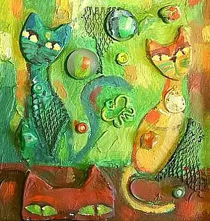 Weronika Polak - z cyklu "Koty"