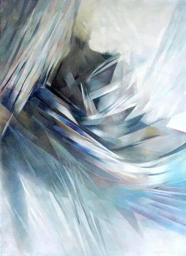 Agata Mazuś - z cyklu "Na wietrze" Postać Fioletowa