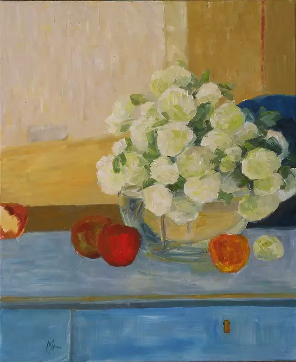 Małgorzata Mazur - z jabłkami