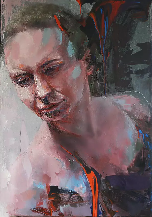 Joanna Sokołowska - z serii "Poza" 15 - "Zaduma"