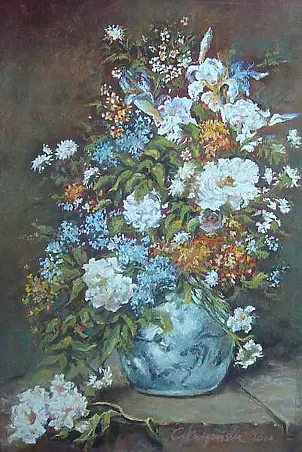 Grażyna Kulpińska - zabawa z kwiatkami