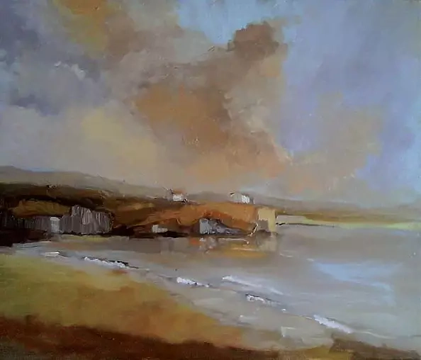 Krzysztof Putanowicz - sunset over the bay