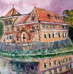 Krystyna Mościszko - zamek Oporów