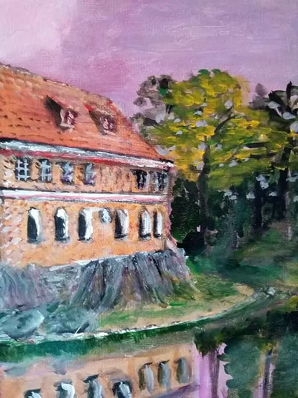 Krystyna Mościszko - zamek Oporów